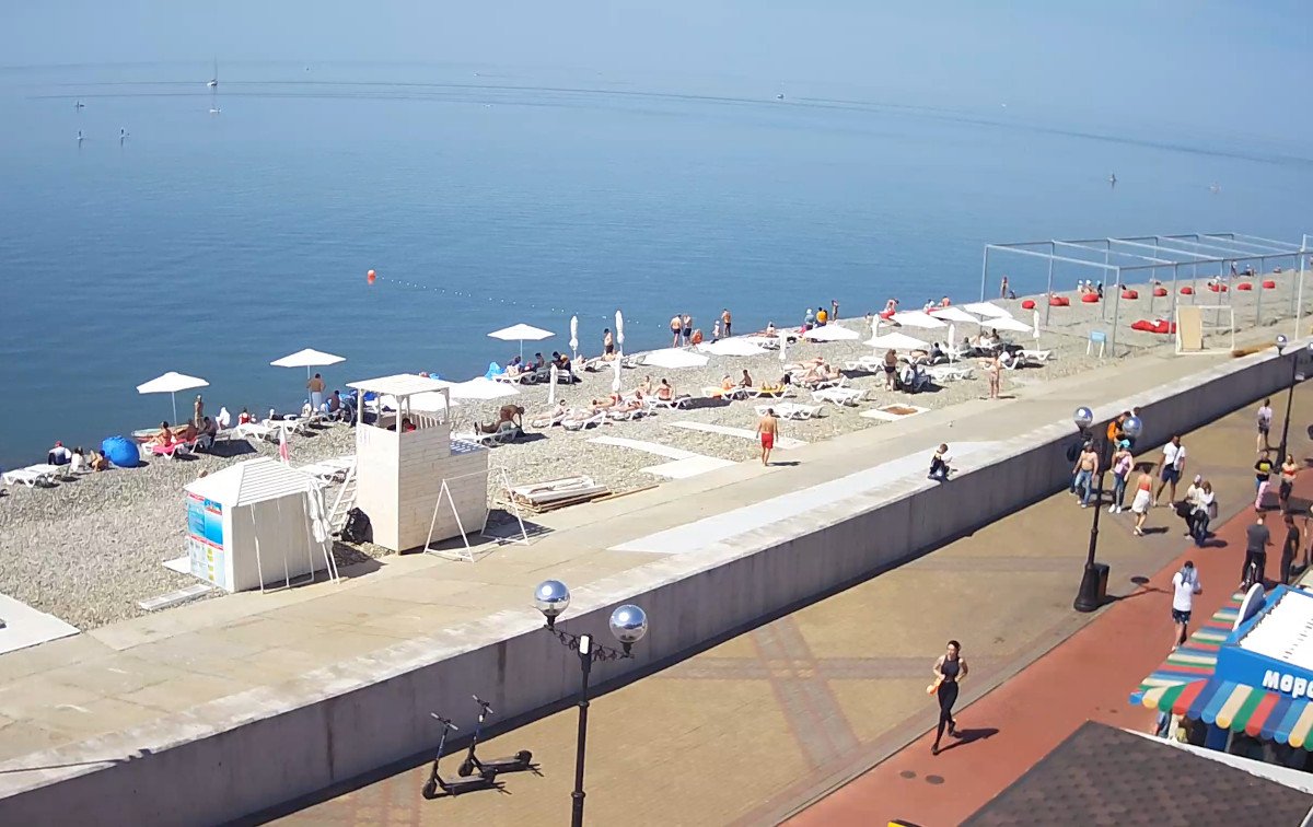 Веб-камеры Пляж отеля Спорт Инн, Сириус