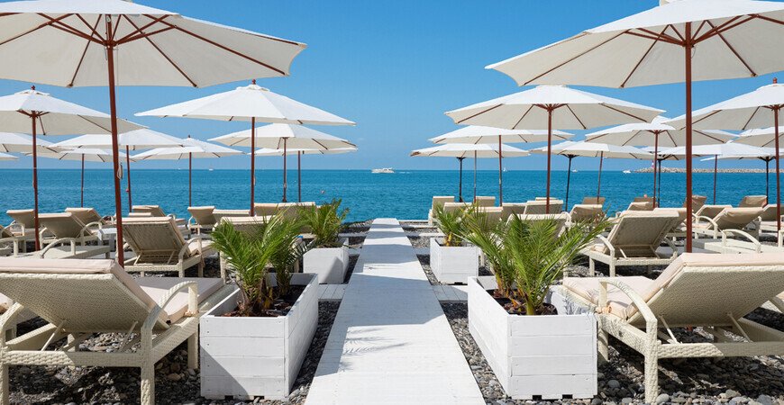 Веб-камера Сочи - Пляж «Дельмар»