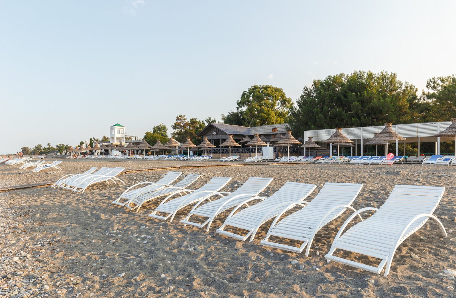 Веб-камеры Пляж санатория Самшитовая роща, Пицунда