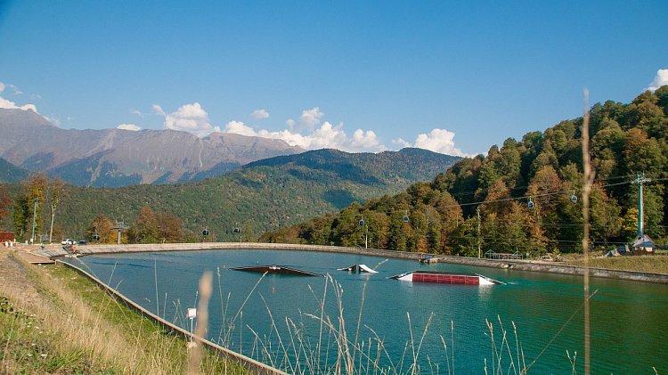 Веб-камеры Верхнее озеро, Роза Хутор