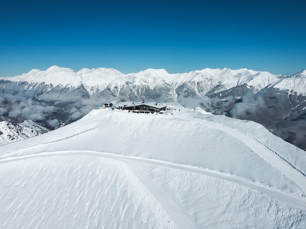 Веб-камеры смотровая площадка, Роза Хутор