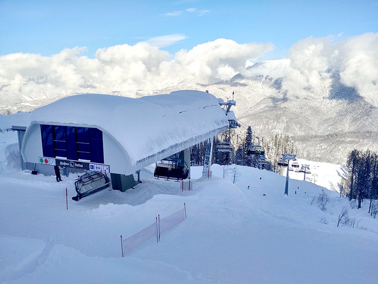 Веб-камеры Канатная дорога «Дафна», Роза Хутор