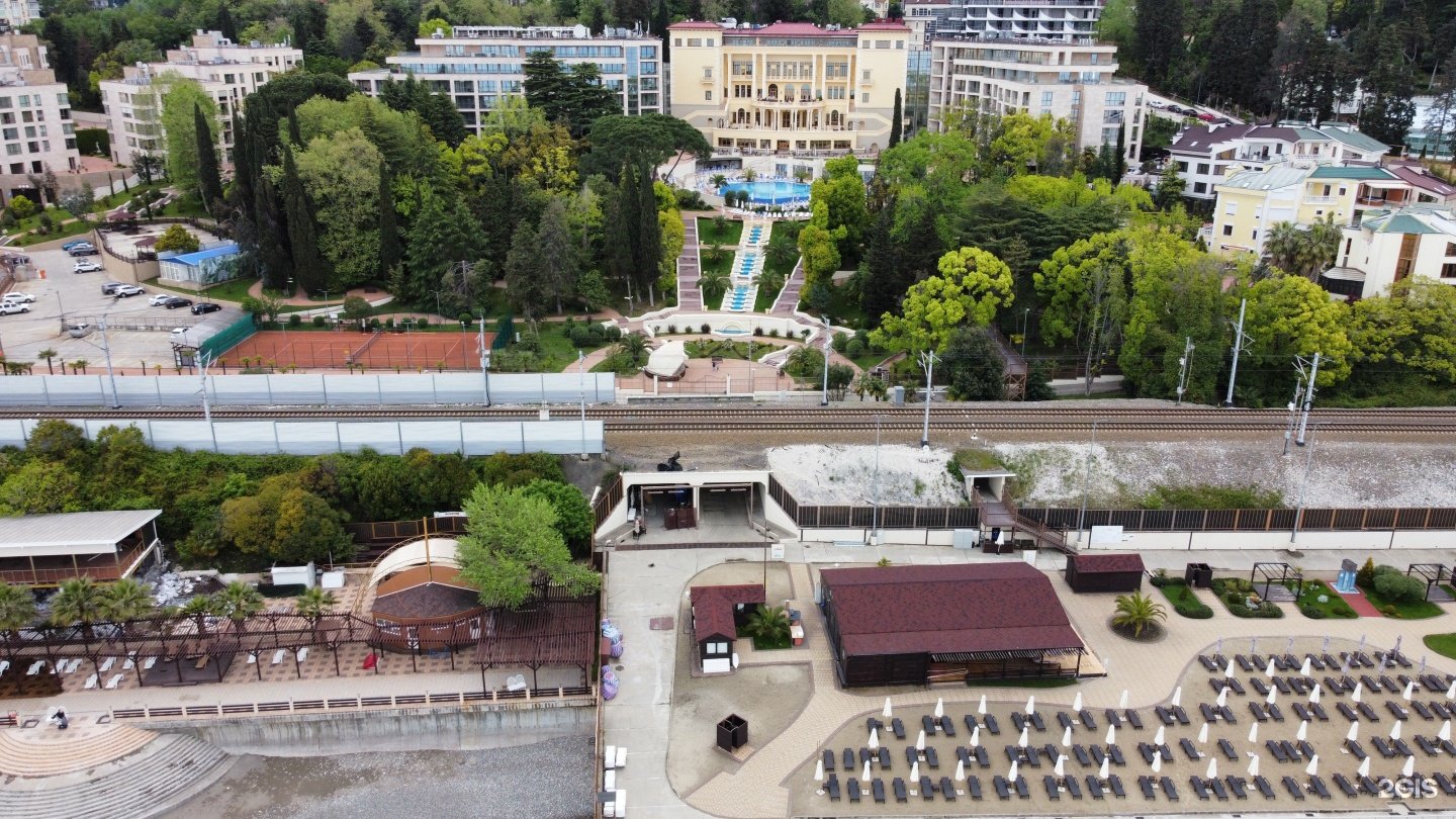 Веб-камера Сочи - Курортный проспект, поворот на Камелию