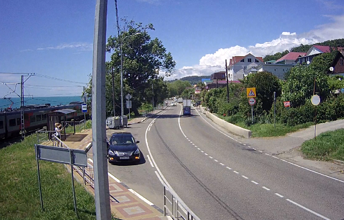 Веб-камеры Лоо - трасса в сторону Сочи