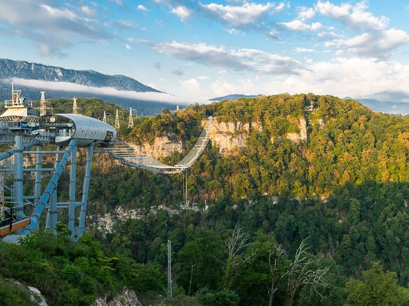 Веб-камера Сочи - Скайпарк, панорама
