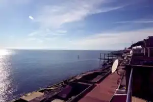 Лазаревское - Пляж в Рыбацком, эллинг Веста